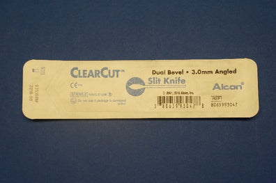 Alcon 8065993047 ClearCut Slit Knife Dual Bevel, 3.0mm Angled (x) 2018-06